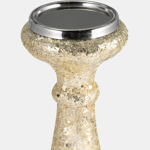 Sagebrook Home 15" Plum Crackled Candle Holder Wishlist Create New