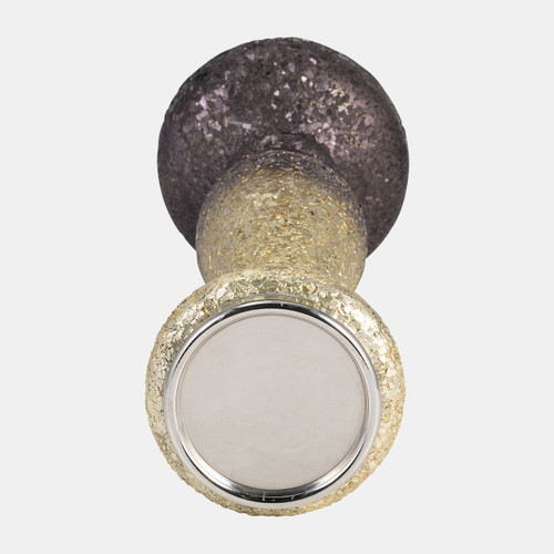 Sagebrook Home 15" Plum Crackled Candle Holder Wishlist Create New