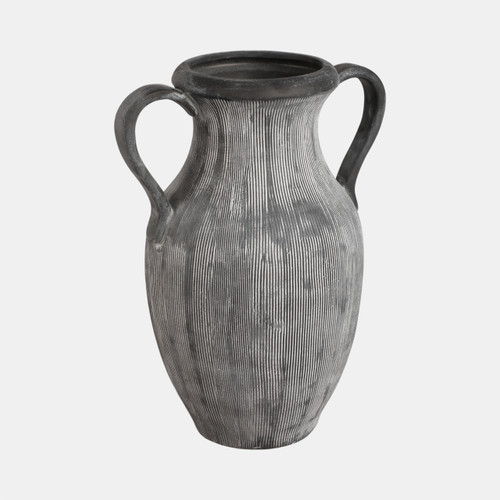 Sagebrook Home 15" Weathered Jug With Handles Black Wishlist Create New