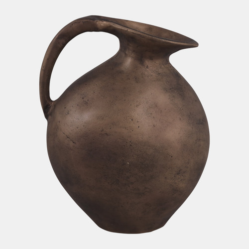 sagebrook home 15x11" Rustic Metal Jug Vase Bronze Wishlist Create New