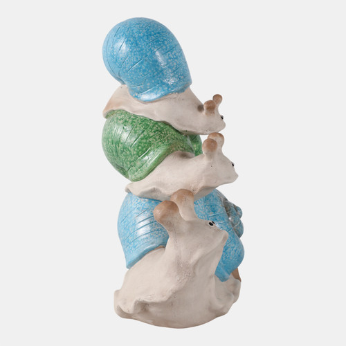 Sagebrook Home 15x14" Stacked Snails With Colored Shells Ivory M Wishlist Create New