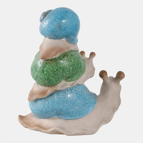 Sagebrook Home 15x14" Stacked Snails With Colored Shells Ivory M Wishlist Create New