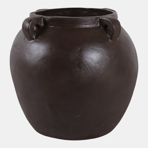 Sagebrook Home 15x14" Textured Ecomix 4-handle Vase Brown Wishlist Create New