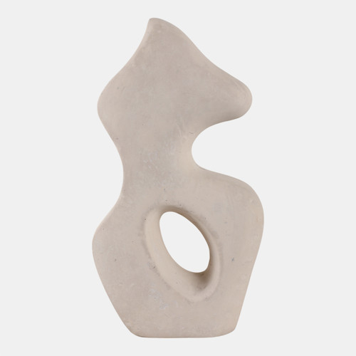 Sagebrook Home 15x8" Paper Mache Squiggle Sculpture White Wishlist Create New