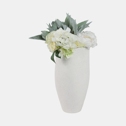 Sagebrook Home 15x8" Textured Organic Vase Reactive Inside White Wishlist Create New