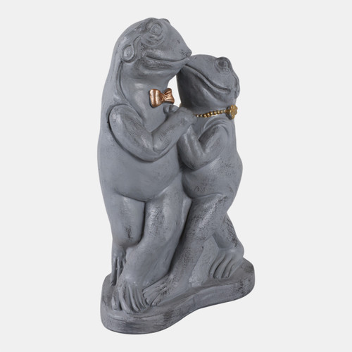 Sagebrook Home 15x9" Frog Waltz Grey Wishlist Create New