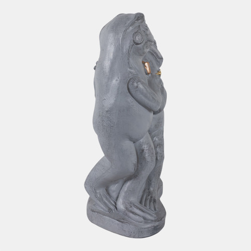 Sagebrook Home 15x9" Frog Waltz Grey Wishlist Create New