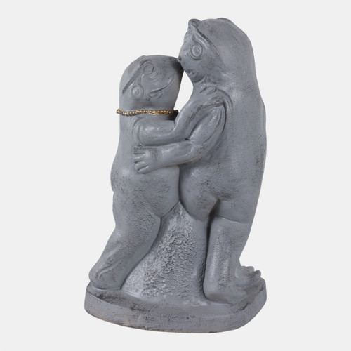 Sagebrook Home 15x9" Frog Waltz Grey Wishlist Create New