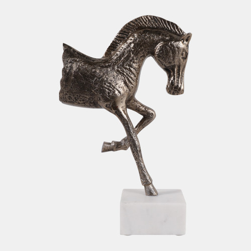 sagebrook home 15x9" Galloping Horse On Marble Base Antique Bras Wishlist Create New