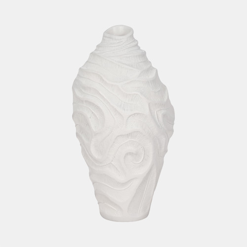 sagebrook home 16" Coastal Coral Vase White Wishlist Create New