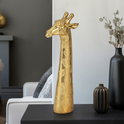 Sagebrook Home 16" Giraffe Head Tabletop Decor Gold Wishlist Create New