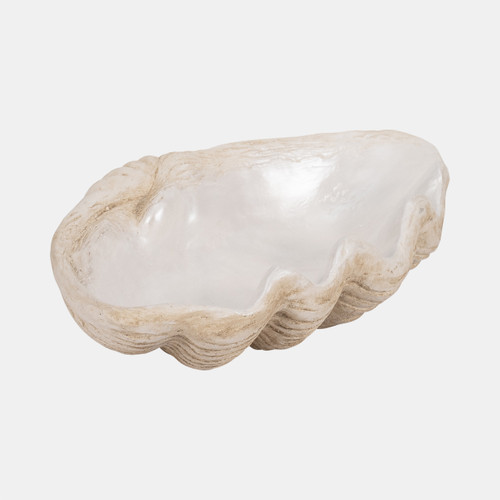 Sagebrook Home 16" Pearlized Shell Bowl Ivory Wishlist Create New