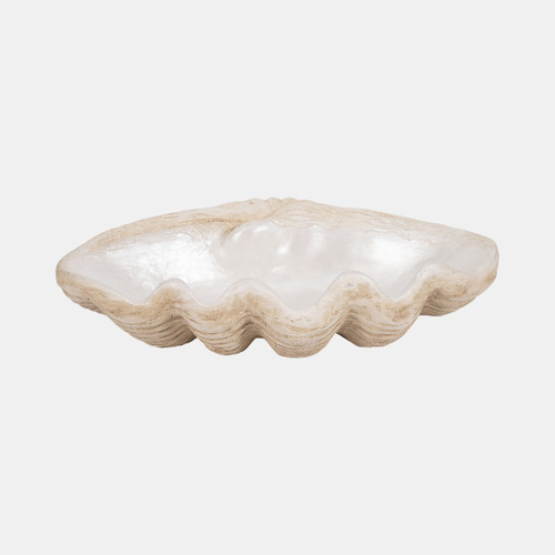 sagebrook home 16" Pearlized Shell Bowl Ivory Wishlist Create New