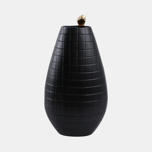 Sagebrook Home 16x10" Curved Snake On Vase Black/gold Wishlist Create New