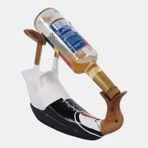 Sagebrook Home 16x11" Drunken Duck Bottle Holder Multi Wishlist Create New