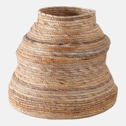 Sagebrook Home 16x15" Curvy Banana Leaf Vase Natural Wishlist Create New