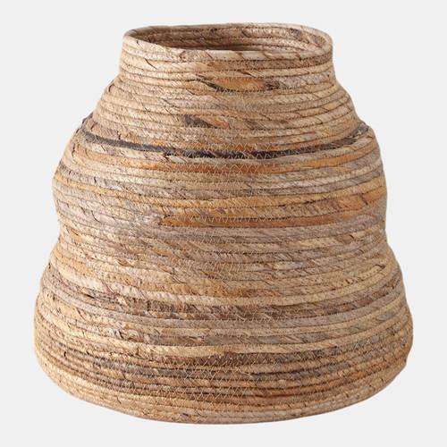 Sagebrook Home 16x15" Curvy Banana Leaf Vase Natural Wishlist Create New
