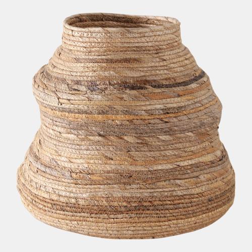 Sagebrook Home 16x15" Curvy Banana Leaf Vase Natural Wishlist Create New