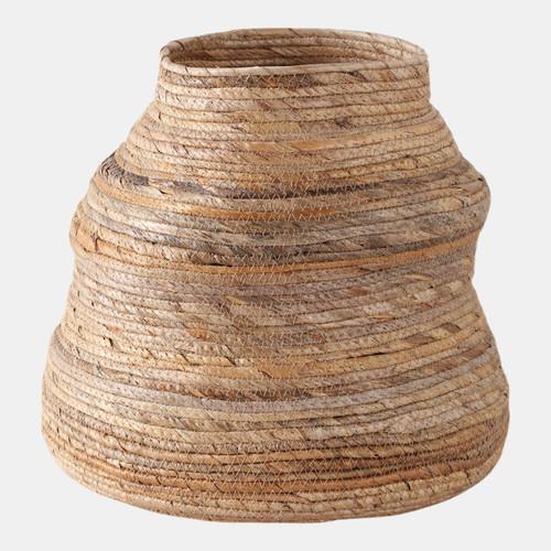 sagebrook home 16x15" Curvy Banana Leaf Vase Natural Wishlist Create New