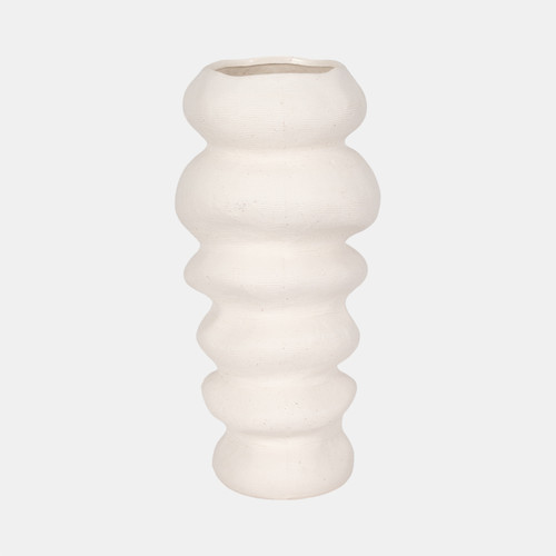 Sagebrook Home 16x7" Hand Scribed Cairn Vase White Wishlist Create New