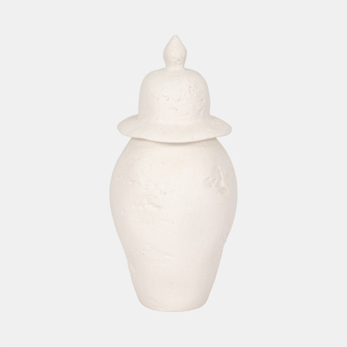 Sagebrook Home 16x8" Cast Stone Finish Temple Jar White Wishlist Create New