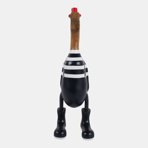 Sagebrook Home 16x9" Rainy Day Duck Black/white Wishlist Create New