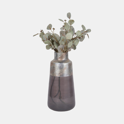 Sagebrook Home 17" 2-tone Glass Vase Grey Multi Wishlist Create New
