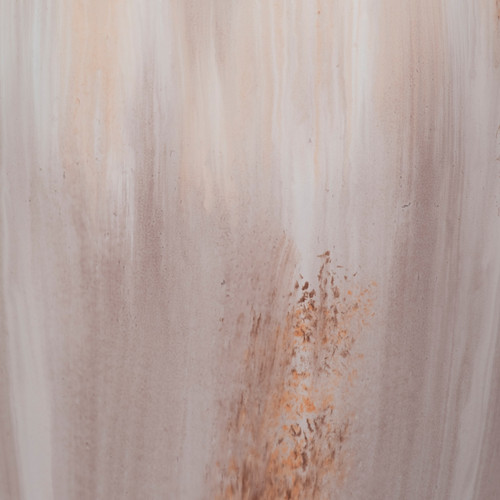 Sagebrook Home 17" Curved Glass Vase Opal Finish Ivory Multi Wishlist Create New