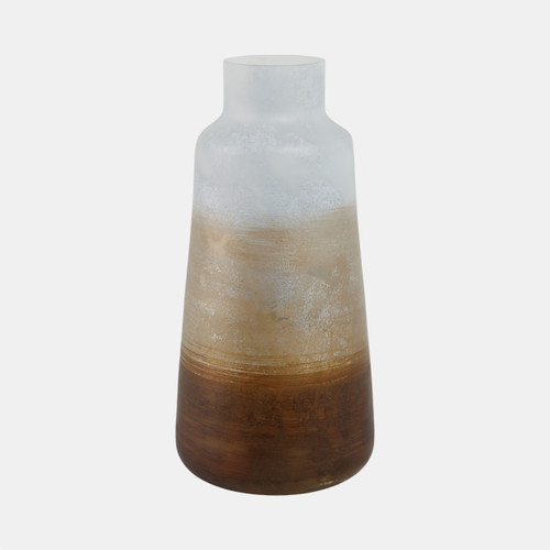 Sagebrook Home 17" Gold Ombre Glass Vase White/gold Wishlist Create New