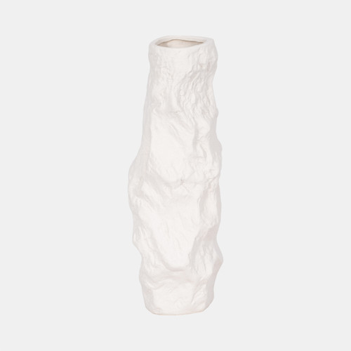 Sagebrook Home 17" Jagged Textured Vase White Wishlist Create New