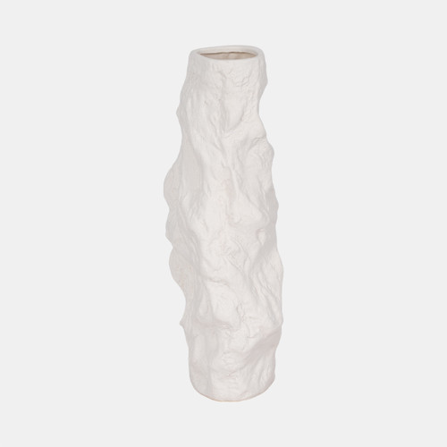 Sagebrook Home 17" Jagged Textured Vase White Wishlist Create New