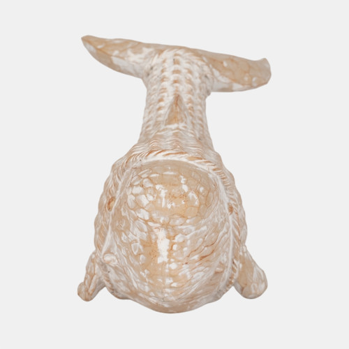 Sagebrook Home 17" Resin Wicker Beluga Whale White Wishlist Create New