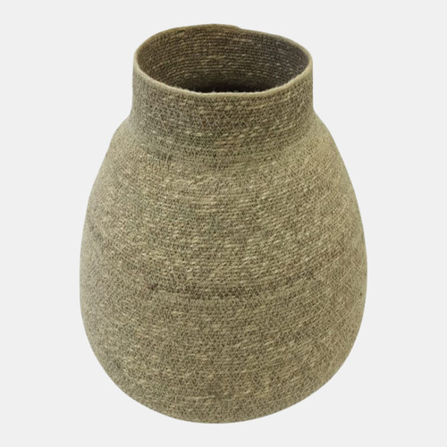 sagebrook home 17x13" Woven Jute Vase Natural Wishlist Create New