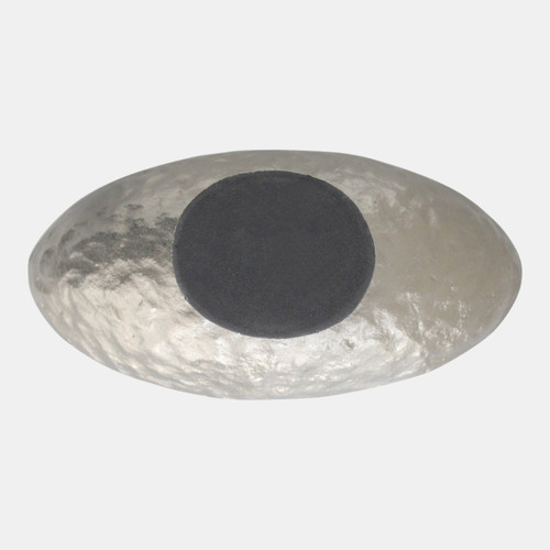 Sagebrook Home 17x8" Oval Pedestal Bowl W/enamel Brwn/brass Antiq Wishlist Create New