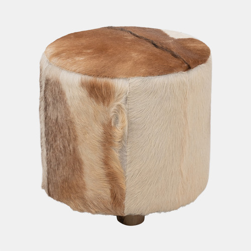 Sagebrook Home 18" Cowhide Ottoman Multi Wishlist Create New