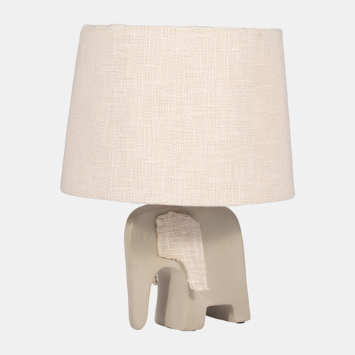 Sagebrook Home 18" Ecomix Elephant Lamp Beige Wishlist Create New