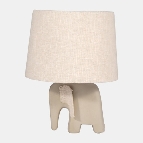 sagebrook home 18" Ecomix Elephant Lamp Beige Wishlist Create New