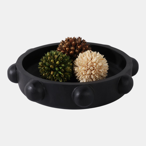 Sagebrook Home 18" Large Hobnail Bowl Black Wishlist Create New