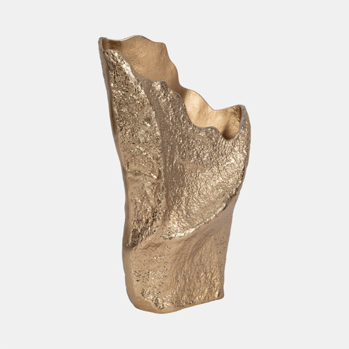 Sagebrook Home 18" Organic Edge Metal Vase Champagne Wishlist Create New