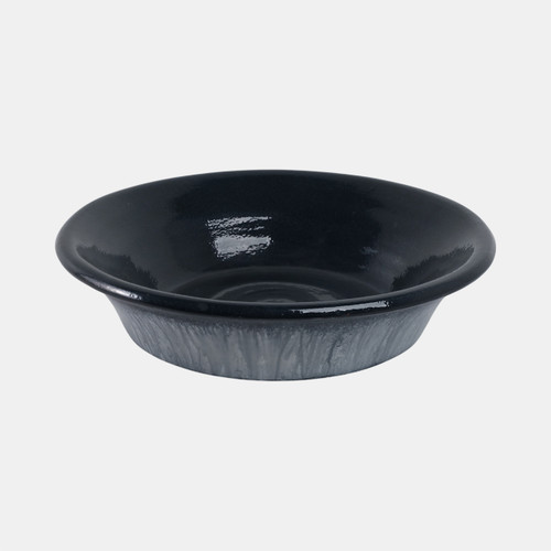 Sagebrook Home 18" Tapered Bowl Reactive Finish Blue Wishlist Create New