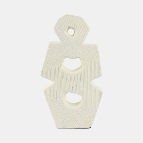 Sagebrook Home 18" Terracotta Abstract Sculpture Ivory Wishlist Create New