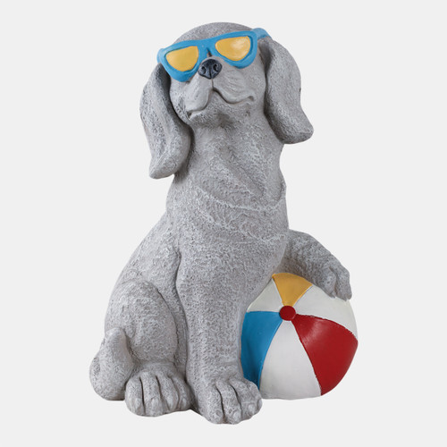 sagebrook home 18x14" Beach Dog Grey Multi Wishlist Create New