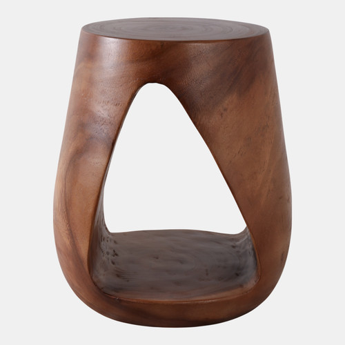 Sagebrook Home 18x16" Open Cut-out Wood Accent Table Brown Wishlist Create New