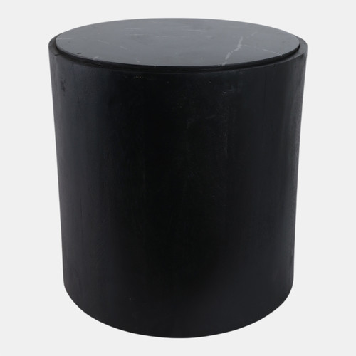 Sagebrook Home 18x18 Marble Inlay Rnd Accent Table Blk/wht Wishlist Create New