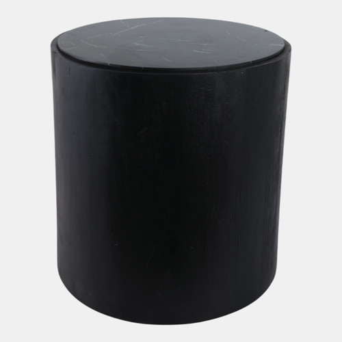 Sagebrook Home 18x18 Marble Inlay Rnd Accent Table Blk/wht Wishlist Create New