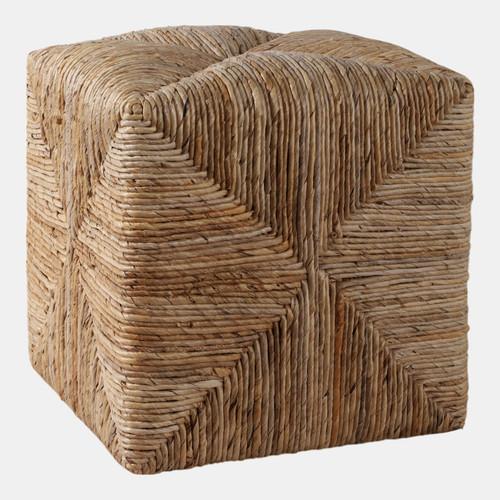sagebrook home 18x18" Rattan Square Ottoman Natural Wishlist Create New