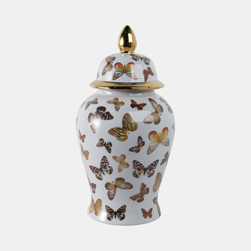 sagebrook home 18x9" Butterflies Temple Jar Multi Wishlist Create New