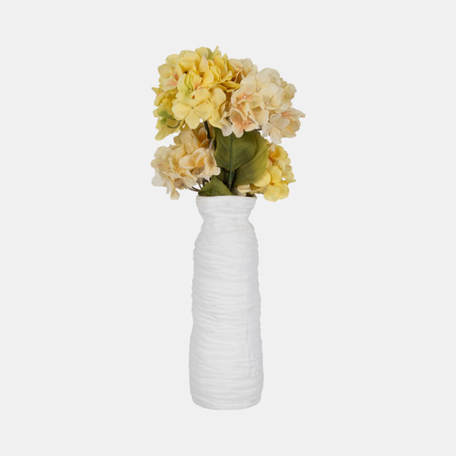 Sagebrook Home 19" Horizontal Ribbed Matte Vase Ivory Wishlist Create New