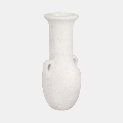 Sagebrook Home 19" Nomad Vase Rough Finish White Wishlist Create New