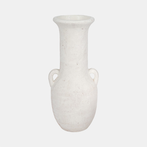 sagebrook home 19" Nomad Vase Rough Finish White Wishlist Create New